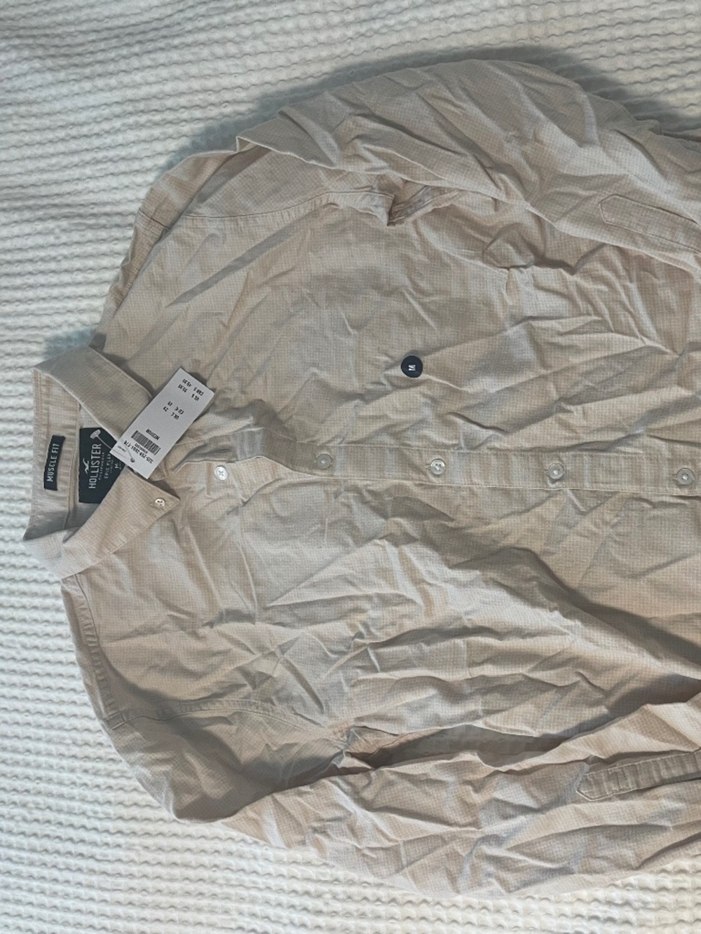 NWT Hollister Men Epic Flex Stretch Long Sleeve Shirt